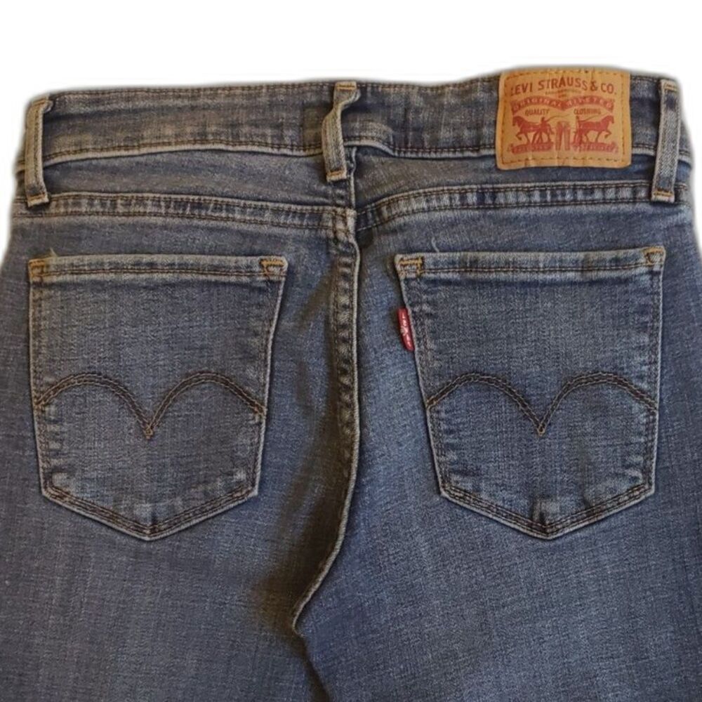 Levi's - 711 Skinny Jeans - Blue - Women Size 25 - Picture 5 of 8